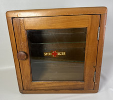 Antique Medical Cabinet Dark