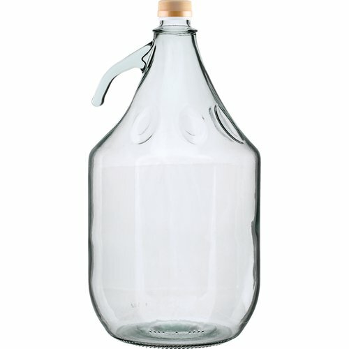 Glass demijohn carboy with - glass,