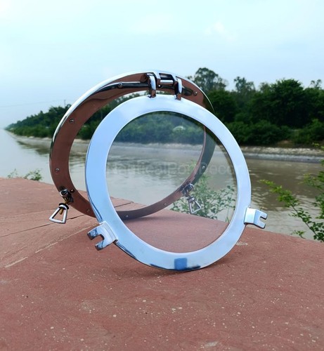 Ship cabin porthole window - porthole,