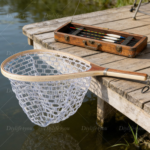 Fly fishing landing net - fly,