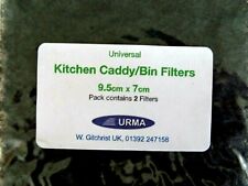 Kitchen Bin Caddy Filters Pk 2 Fit JOSEPH JOSEPH STACK 4 Activate Carbon 9.5x7cm