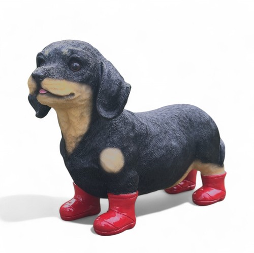 Dachshund welly dog - welly, red