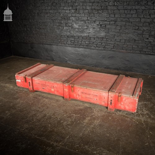 Large red wooden aircraft - large,