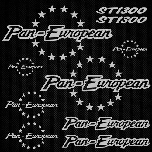 Pan european stickers - european, 1300