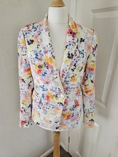 Zara Floral Jacket/Blazer 100%