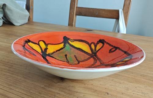 Poole pottery delphis dish - delphis,