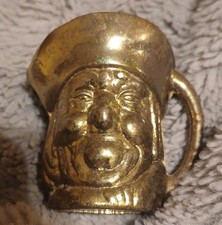 Vintage Brass Miniature Toby