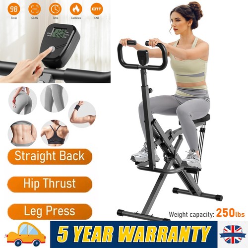 Squat rowing machine - machine, foldable