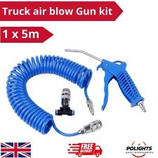 Heavy Duty Air Duster Blow Gun Blower 5m Hose Kit Cabin Dust Cleaner Truck Lorry