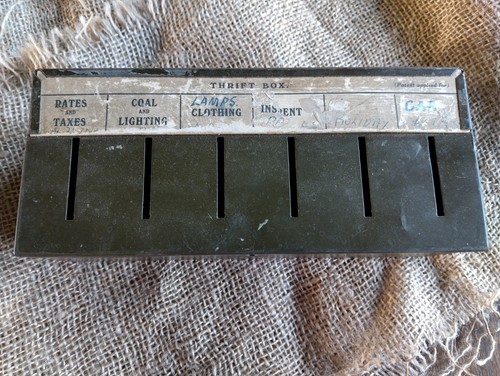 Antique vintage metal thrift - metal,