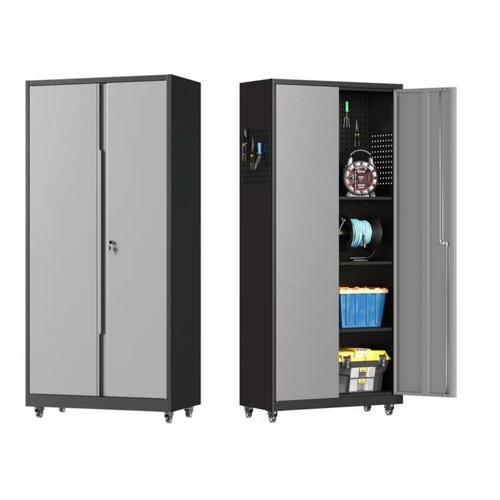Metal garage storage cabinet - metal,