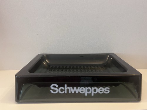 Schweppes large glass - large, ashtray