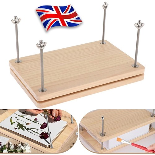Portable book press wooden - press,
