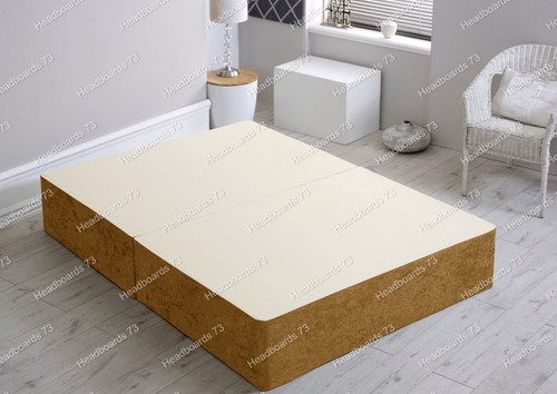 Solid crushed velvet divan - solid,
