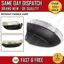 VW PASSAT B7 LEFT PASSENGER SIDE DOOR WING MIRROR INDICATOR LIGHT LOWER COVER