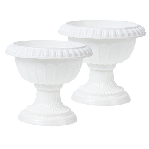 2pcs plastic flower pot - pot, garden