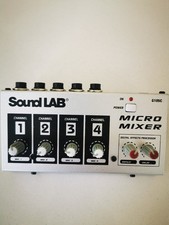 Sound lab 4 Channel mono Microphone Mixer G105C Micro Mixer.