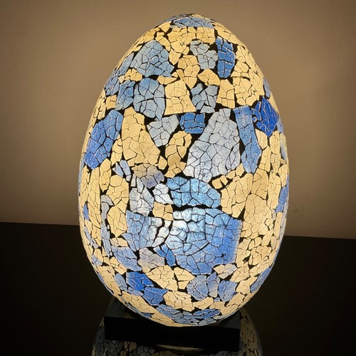 Mosaic egg table - mosaic,