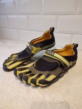 Vibram Women’s Size UK 7.5 EU 41 Five Finger Running Shoes Black/Yellow/Grey