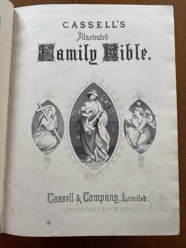 Family holy bible 1880 - bible, 1880`s