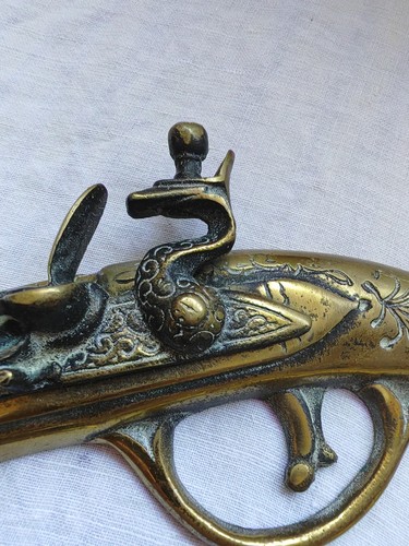 Pair vintage brass - of,