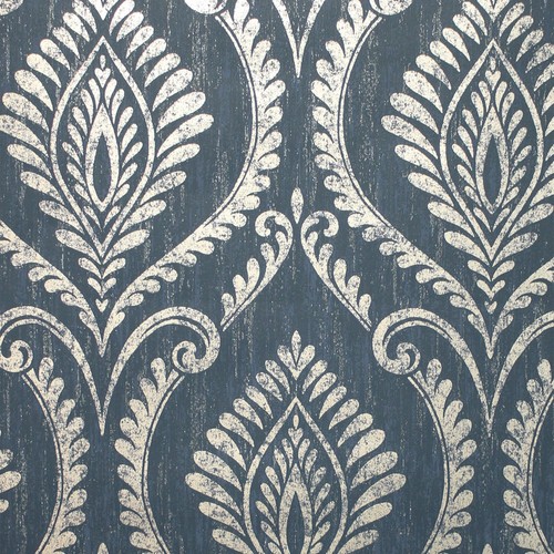 Crown estelle damask - crown, navy