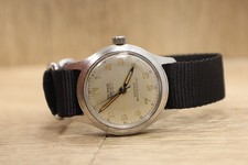 Buren Grand Prix Vintage Watch Seconds Swiss, All Steel Case 17J Manual Wind