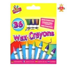 Artbox Wax Crayons – Assorted Non-Toxic Colours 1pack of 36 PCS