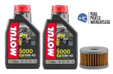 SUZUKI DR350 S 1990-1993 MOTUL 5000 10W40 OIL & FILTER SERVICE KIT
