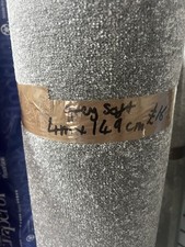 Carpet offcut grey soft 4m x
