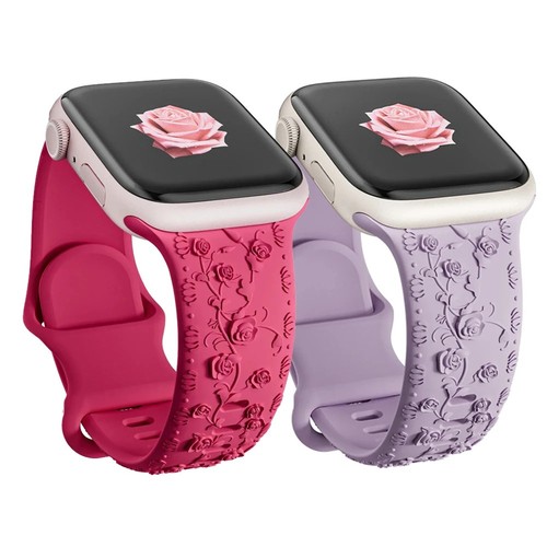 Floral engraved band for - floral,