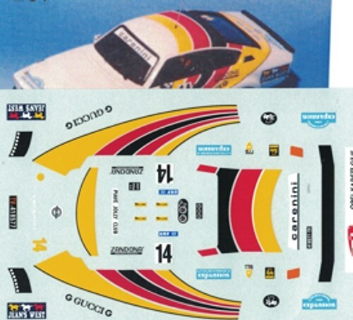 Decal opel kadett - 1/43,