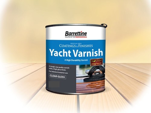 Barrettine yacht varnish 5l - barrettine, 2.5l