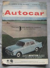 Autocar magazine 16/2/1962