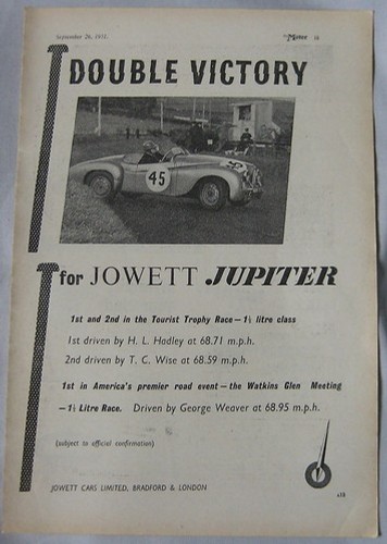 1951 jowett jupiter - jowett,