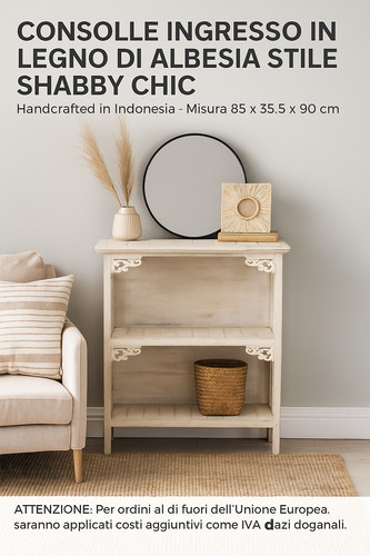 Shabby chic entrance console - shabby,