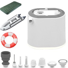 Electric Air Pump with 8 Nozzles 4.5kPa Airbed Pump Portable Mini Electric Pump