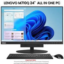 Lenovo All In One 24" M710Q Core i7 6thGen 32GB RAM 1TB SSD Windows 11 Desktop