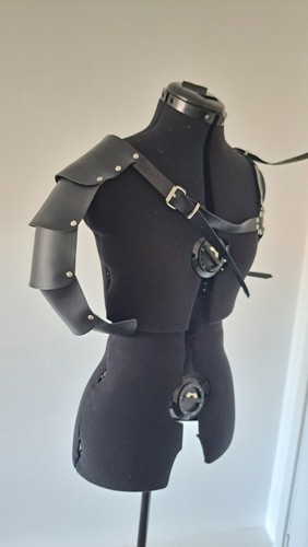 Medieval pleather shoulder - medieval,