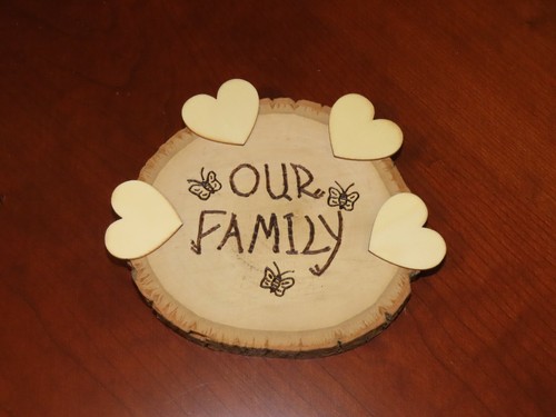 Personalised wooden block - personalised,