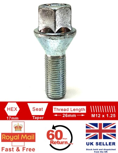 Single m12 1 25 26mm - single,