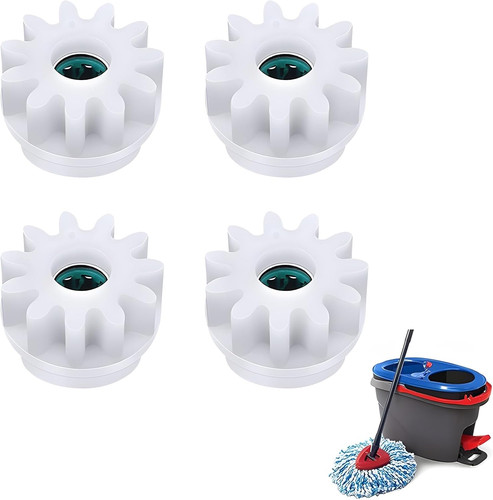 Pack spin mop replacement - 4-pack,