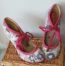 Ruby Shoo 5" Heel Lace Tie