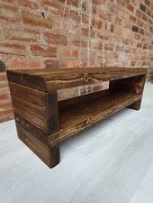 TV Stand/TV Unit/Solid Rustic Handmade TV stand/Entertainment Stand/TV Cabinet 