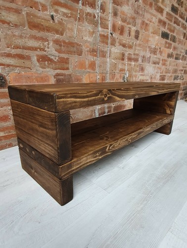 Stand unit solid rustic - tv,