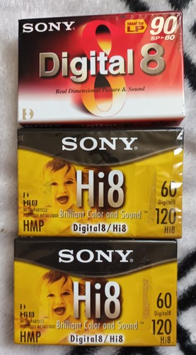 Sony hi8 digital8 lp90 - 3x,
