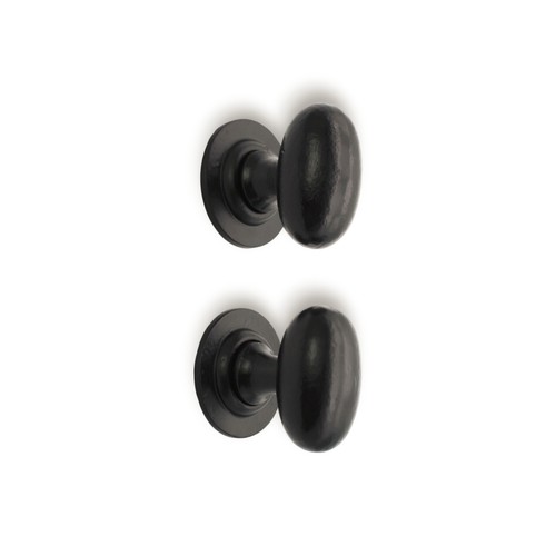 Door knobs pair - pair, matt