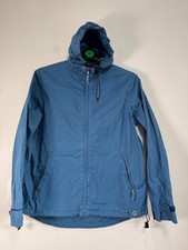 Henri Lloyd Windbreaker Jacket Womens Size 3 Medium Blue Light Zip Up Hooded