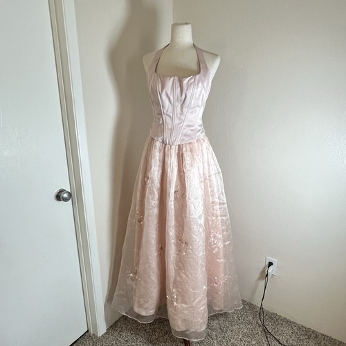 Vtg prom dress maxi - gown, 13/14