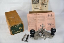 Vintage Stanley No 71 Router Plane Original Box & Leaflets Excellent